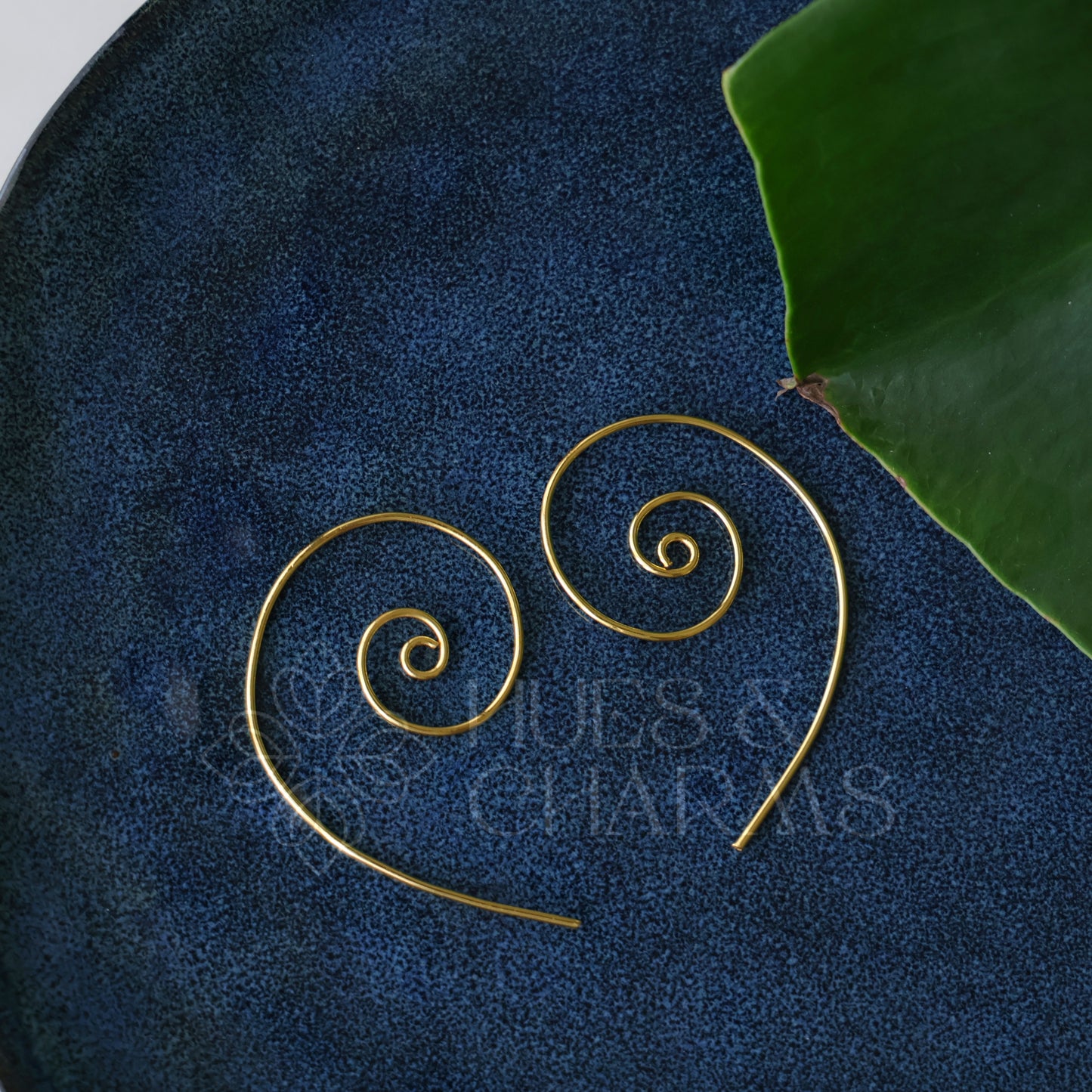 GOLDEN SPIRAL EARRINGS