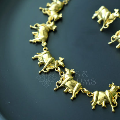 GOLDEN NANDINI NECKLACE SET