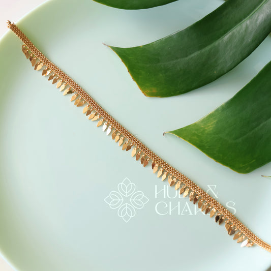 TRADITIONAL SIMPLE ELAKKATHALI NECKLACE |GOLD PLATED