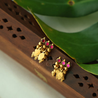 TRADITIONAL RATNA PALLAVI RUBY ELAKKATHALI CHOKER SET