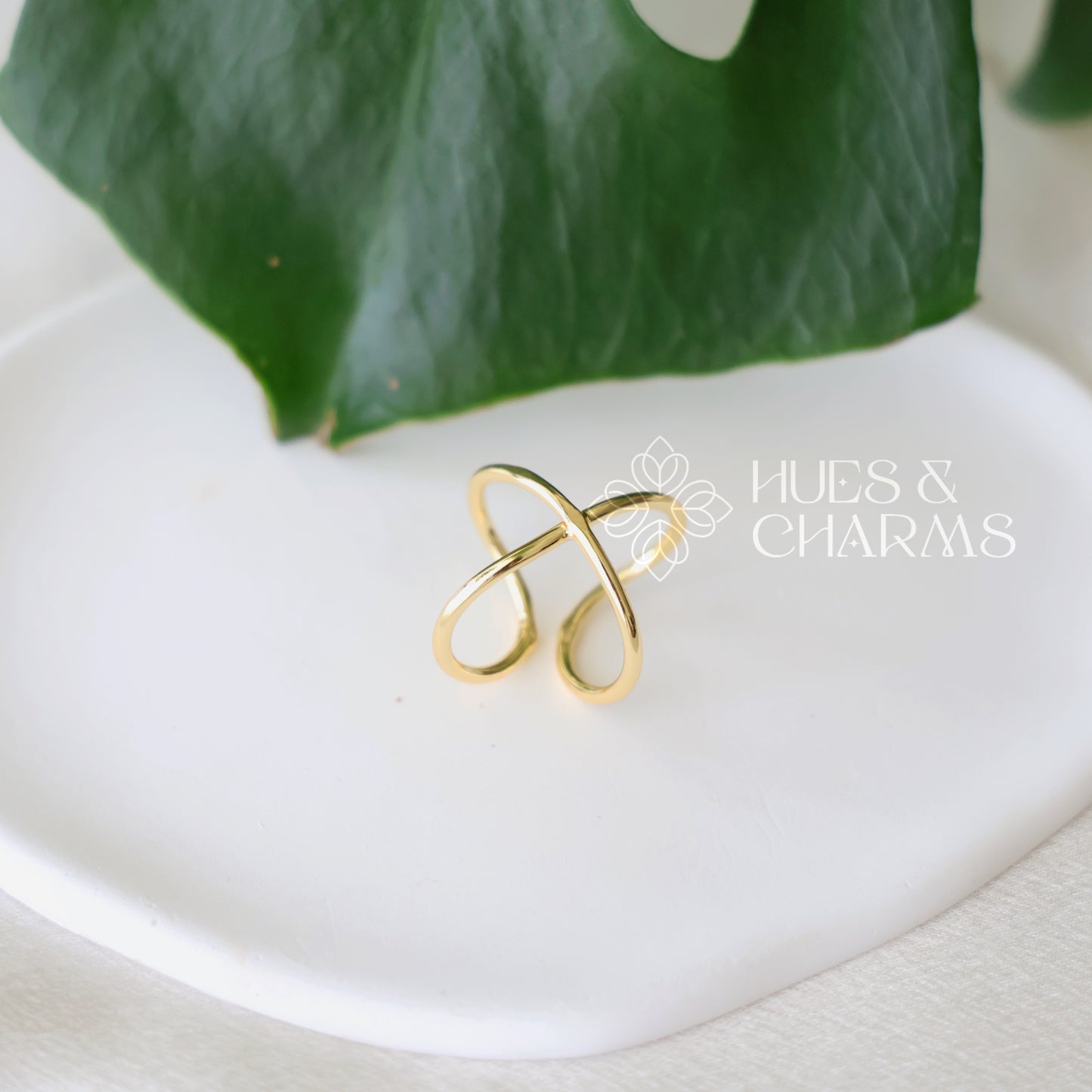 GOLDEN INFINITY ADJUSTABLE RING
