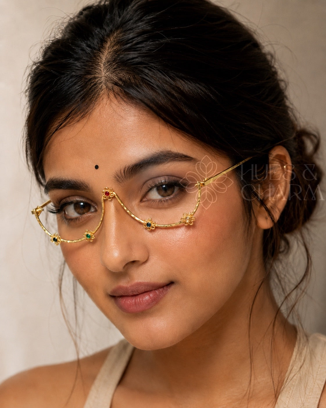 GOLDEN FLORAL NAVRANG FACELET
