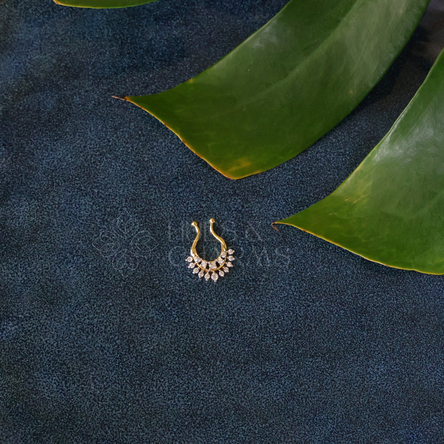 AD STONES SEPTUM NOSE RING