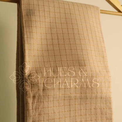 MADURAI SUNGUDI SAREE- PURPLE (MUD WHITE COLOUR )