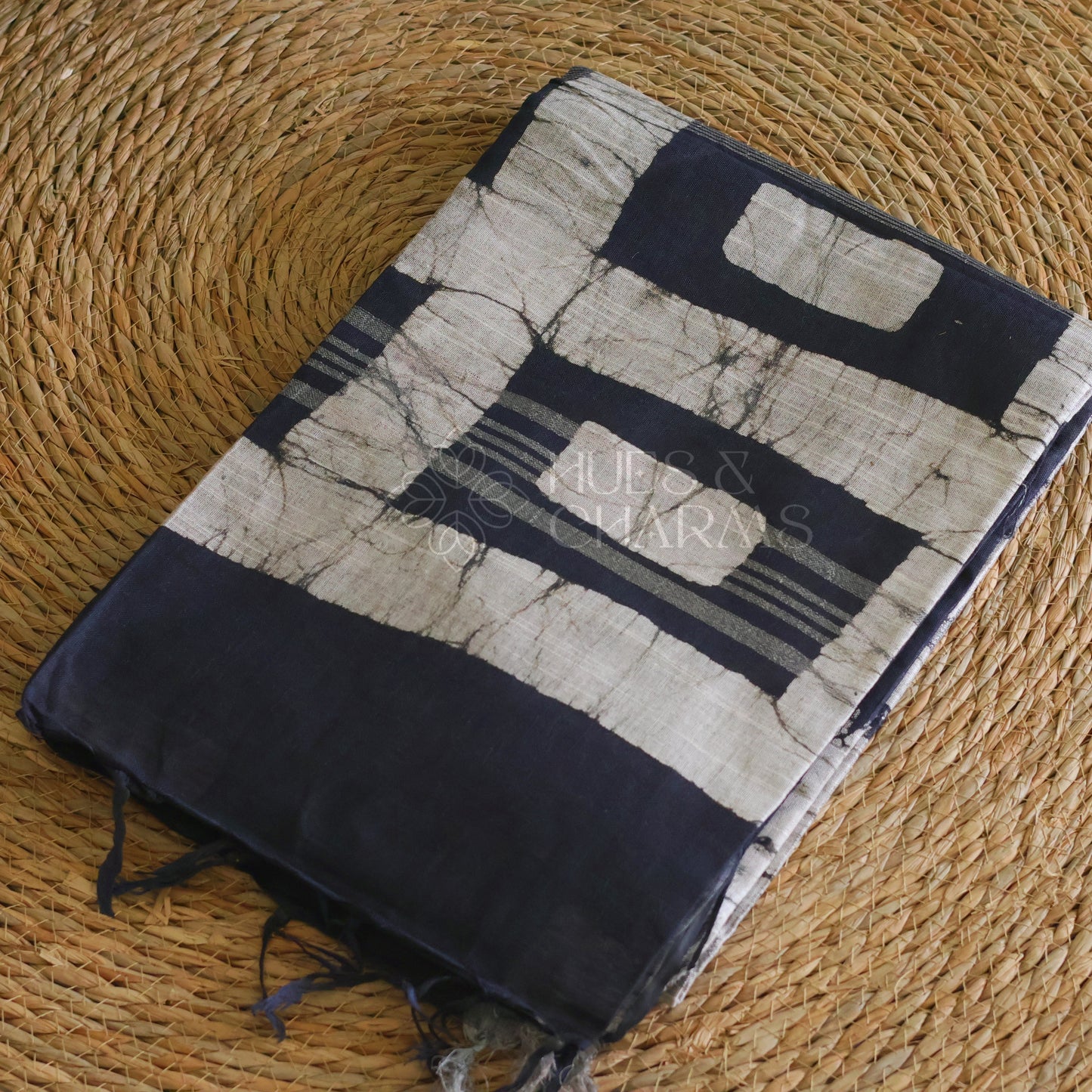 Tuser Linen Box Batik Saree