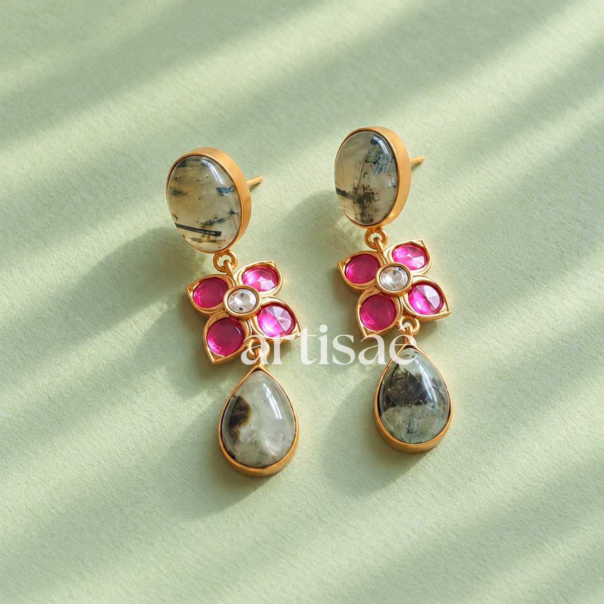 LUMÉRA NATURAL STONE CHOKER SET - CABOCHON
