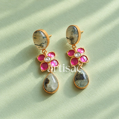 LUMÉRA NATURAL STONE CHOKER SET - CABOCHON