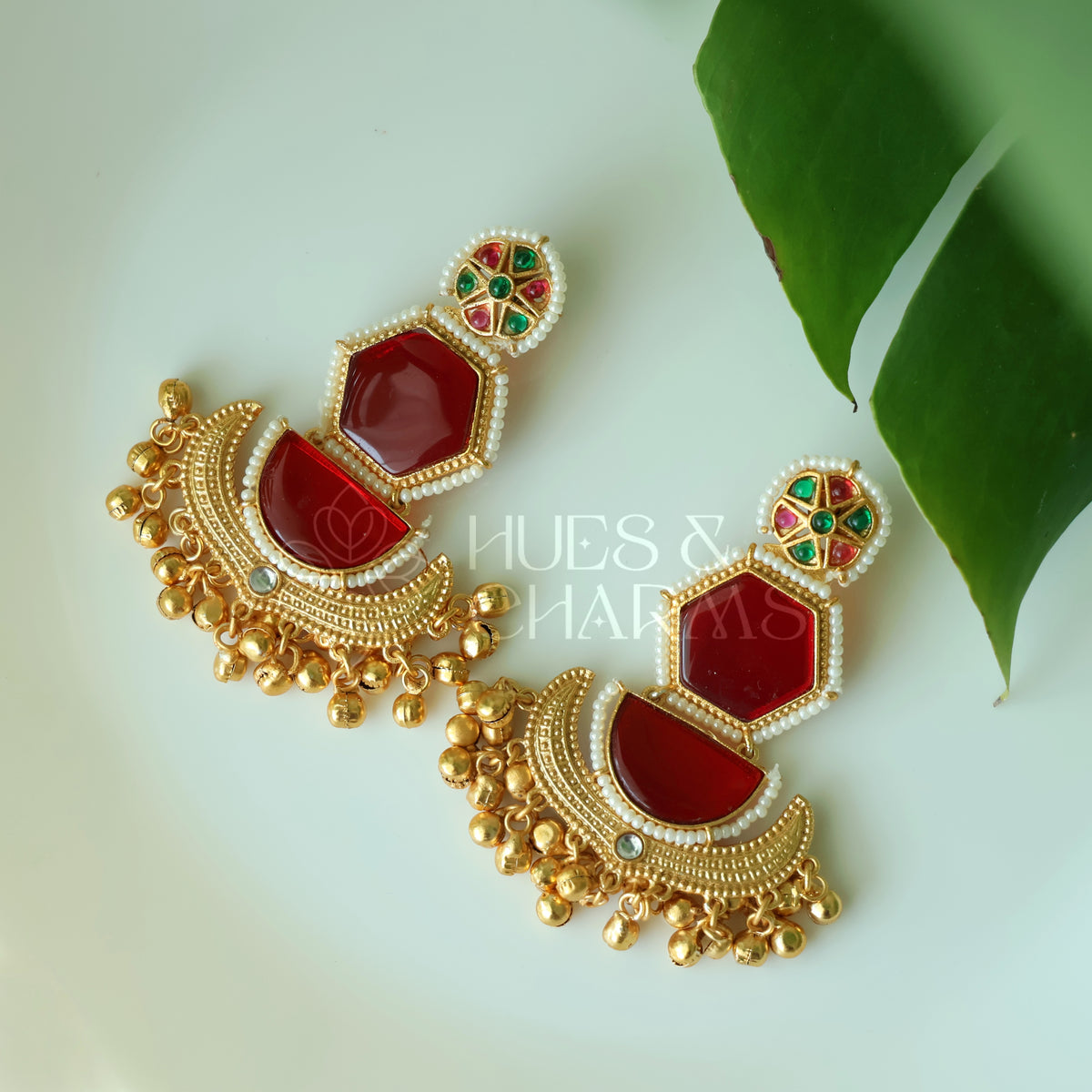 RUHA DANGLER EARRINGS (Colours available)