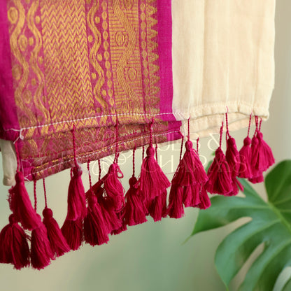 PURE MUL COTTON SAREE- PADMALEKHA