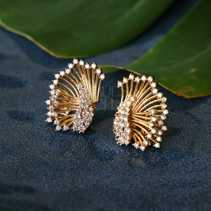 GOLDEN 3 IN 1 AD WINGS EARRINGS