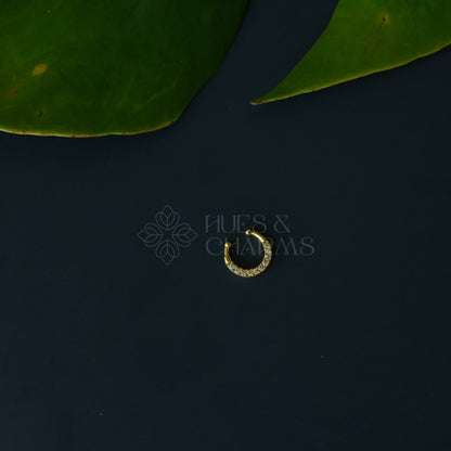AD STONES SEPTUM NOSE RING - Model 4