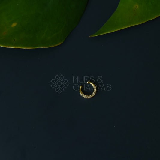 AD STONES SEPTUM NOSE RING - Model 4