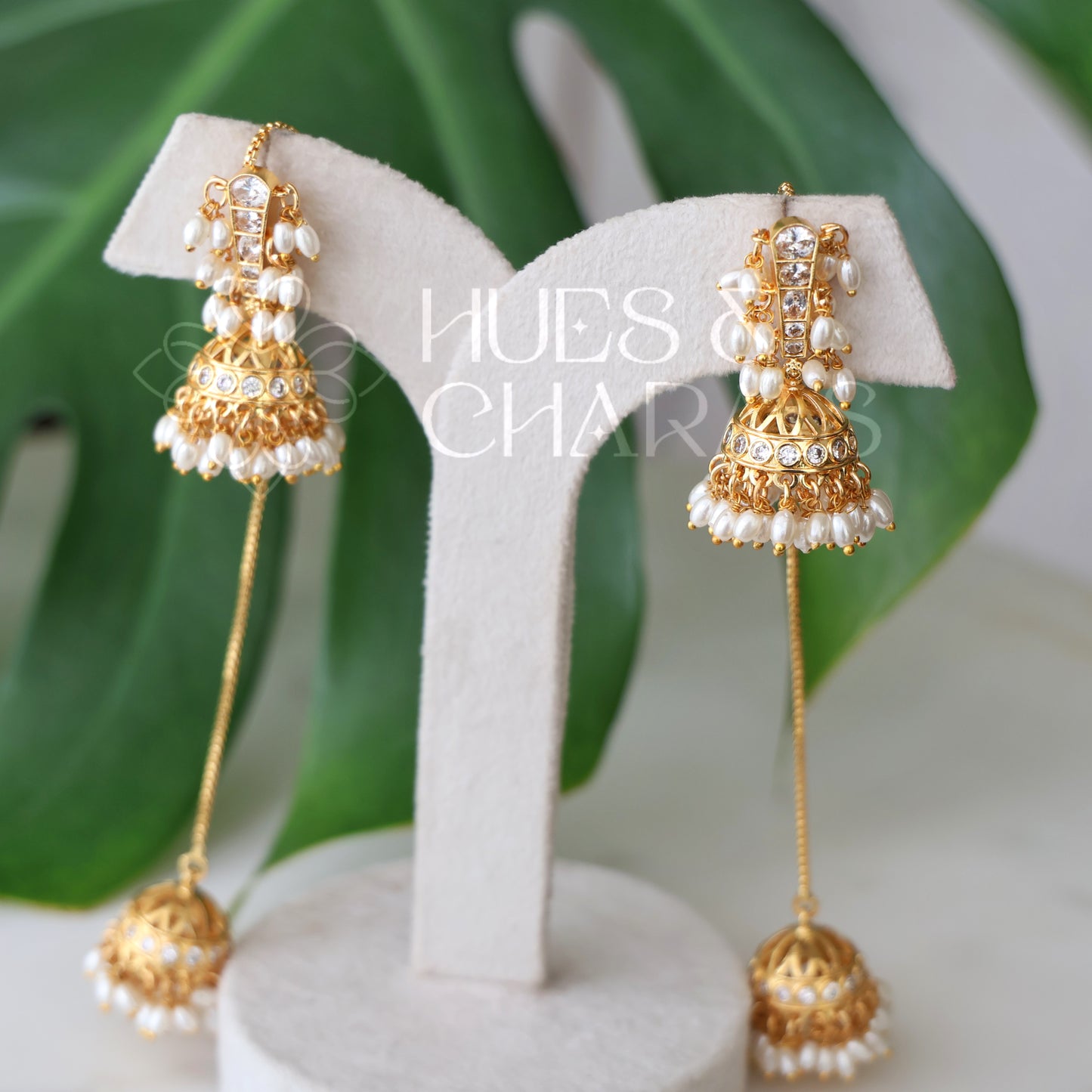 STATEMENT KUNDAN JHUMKA | PREMIUM JEWELLERY