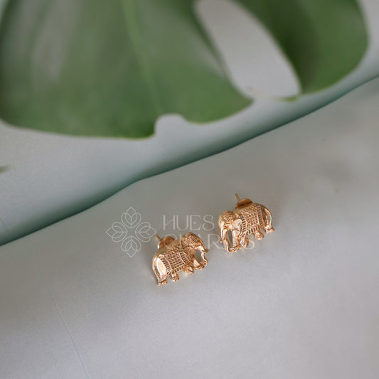GOLDEN GAJA GRACE STUD EARRINGS