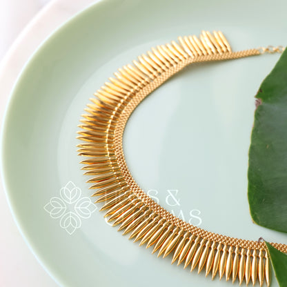 MULLA MOTTU MALA NECKLACE | GOLD PLATED