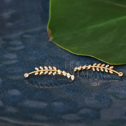 GOLDEN LIORA CLIMBERS AD EAR CUFF