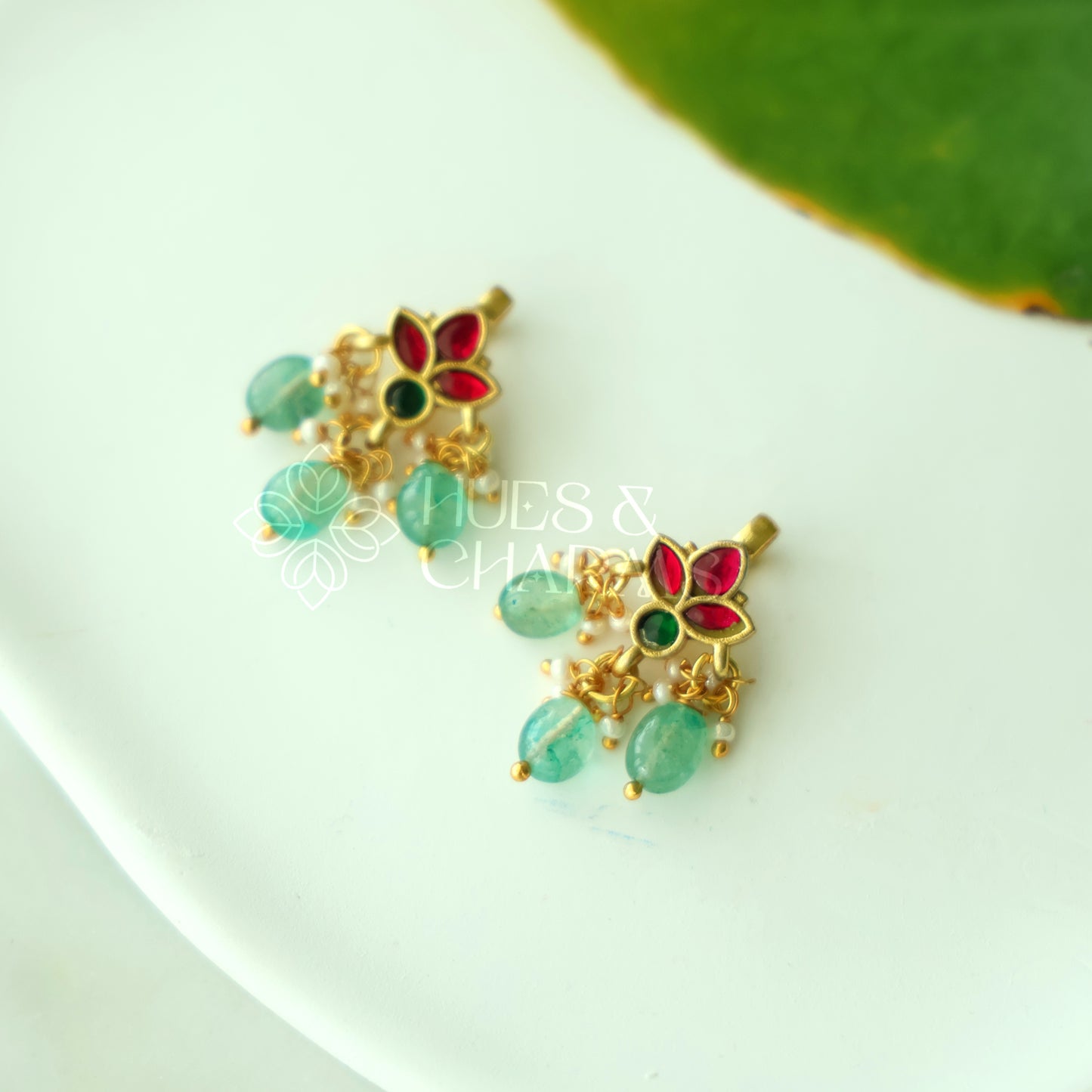 GOLDEN 3 PUSHPA JADAU BUGADI Premium Jewellery