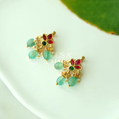 GOLDEN 3 PUSHPA JADAU BUGADI Premium Jewellery