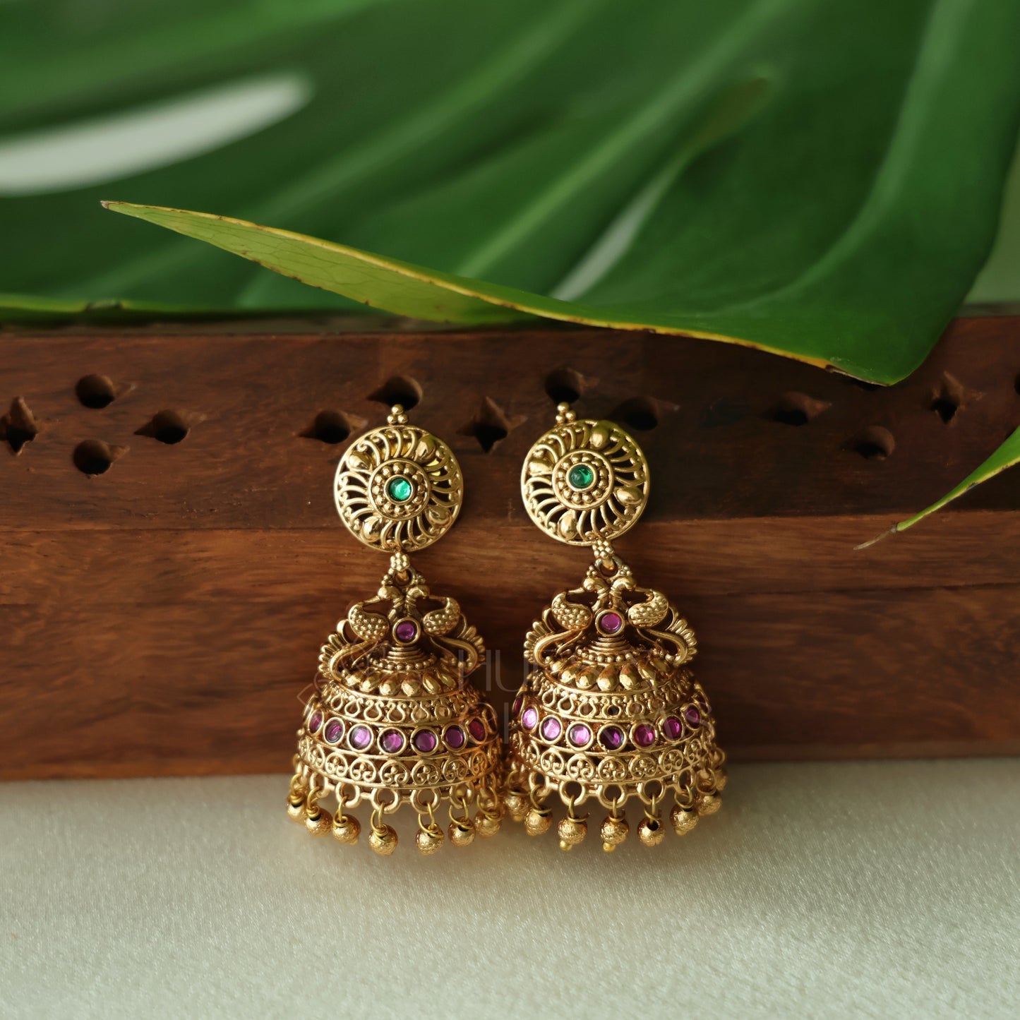 TRADITIONAL MAYURANGINI JHUMKA