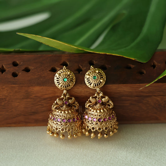 TRADITIONAL MAYURANGINI JHUMKA
