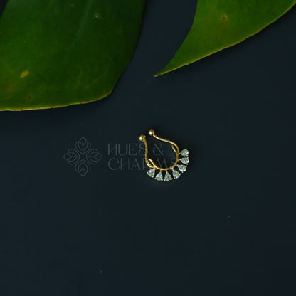 AD STONES SEPTUM NOSE RING - Model 2