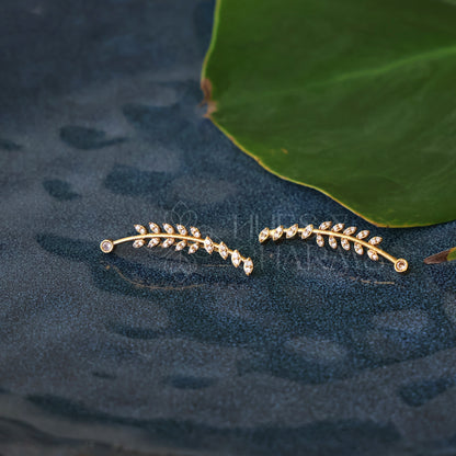 GOLDEN LIORA CLIMBERS AD EAR CUFF