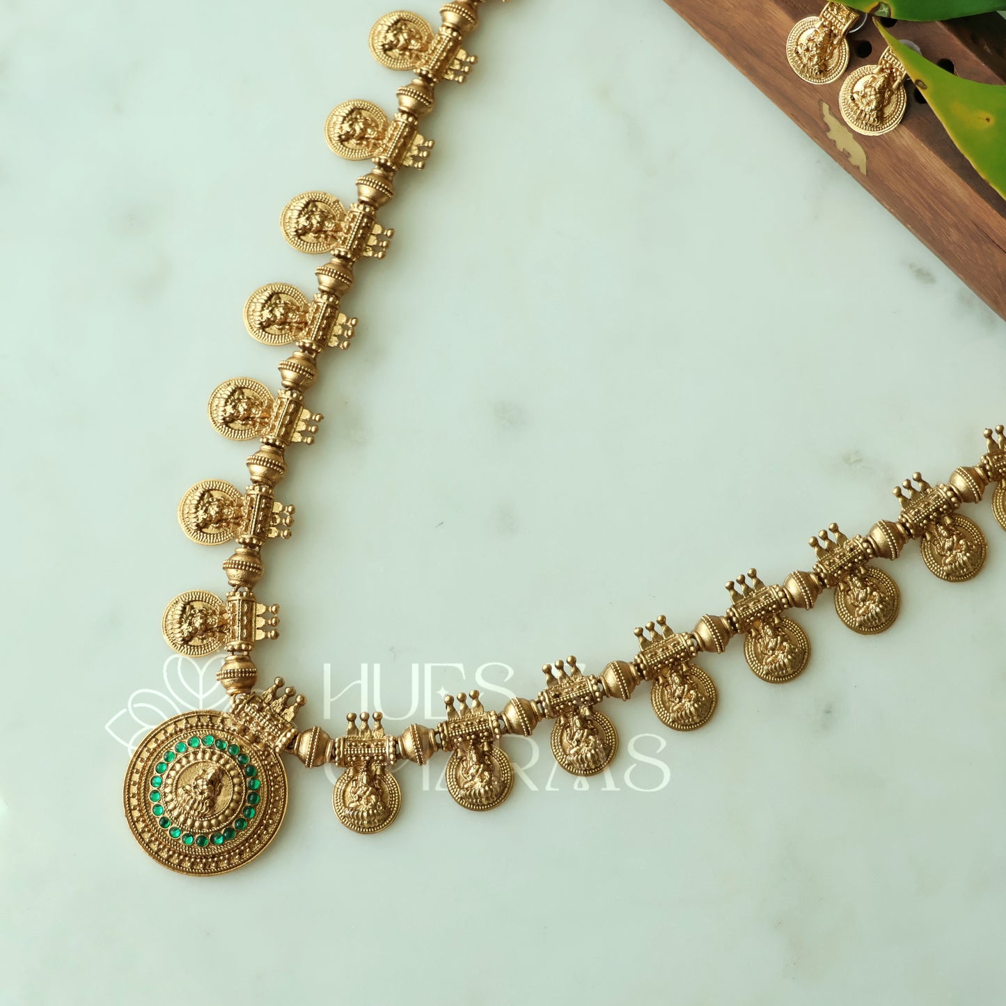 GOLDEN LAKSHMI VAIBHAVAM HARAM HAARAM SET (Colours available)