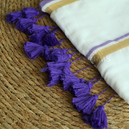 PURE MUL COTTON SAREE  -INDRIYAM