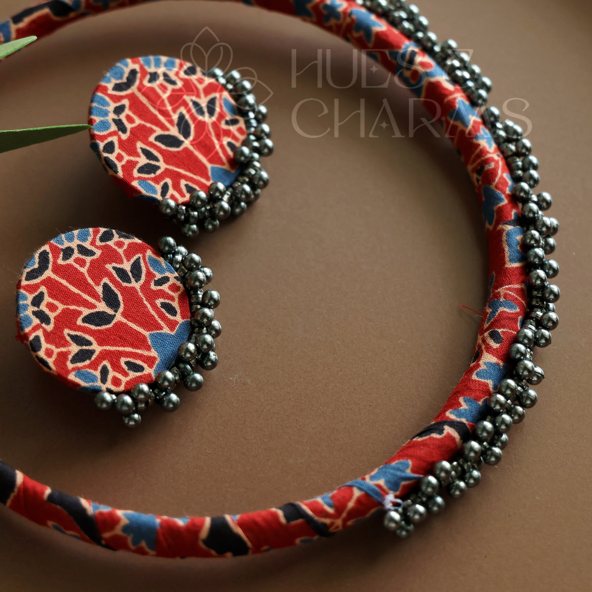 AJRAK PRINTED FABRIC HASLI SET