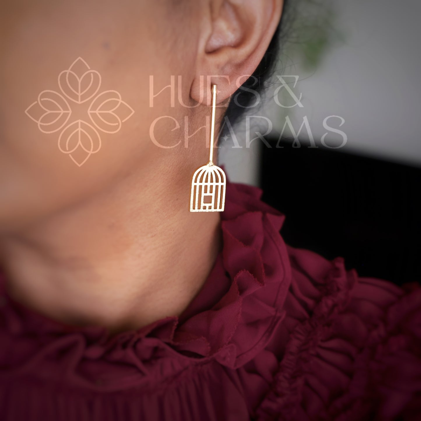 GOLDEN AURELIA LIBERTE DROP EARRINGS