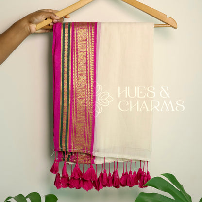 PURE MUL COTTON SAREE  -MADHURI