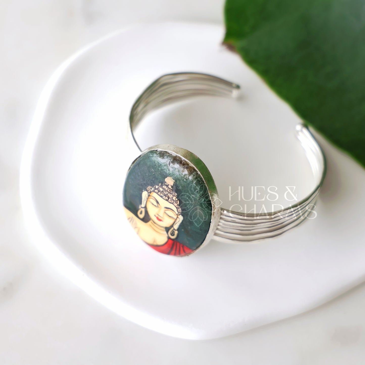 HAND PAINTED BUDHA BANGLE