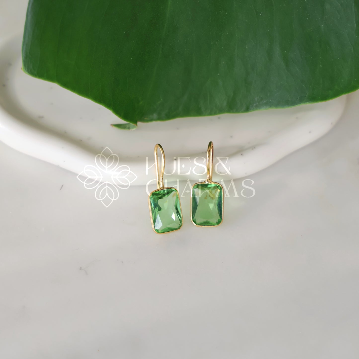 GLOSSY RECTANGLE DROPS (COLOURS AVAILABLE)