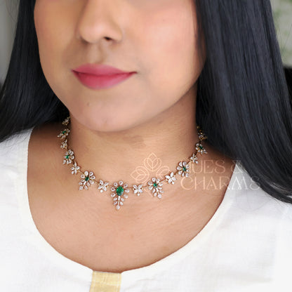 FLORAL AD NECKLACE SET