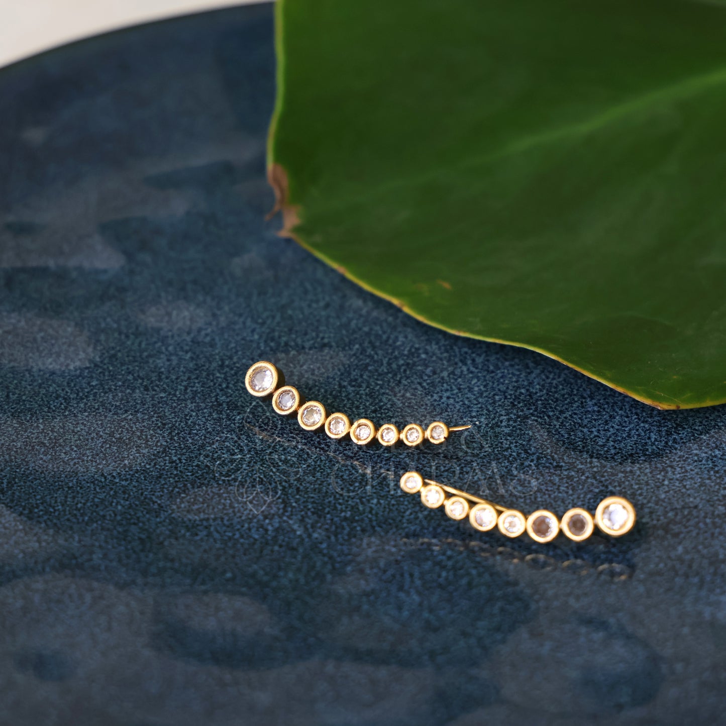 GOLDEN CELESTE CLIMBERS AD EAR CUFF