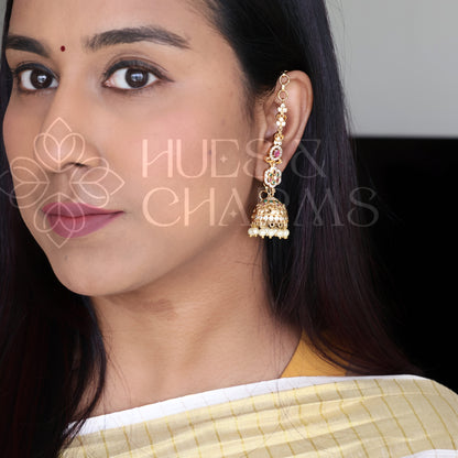 GOLDEN RATNA VENI MATTAL JHUMKA