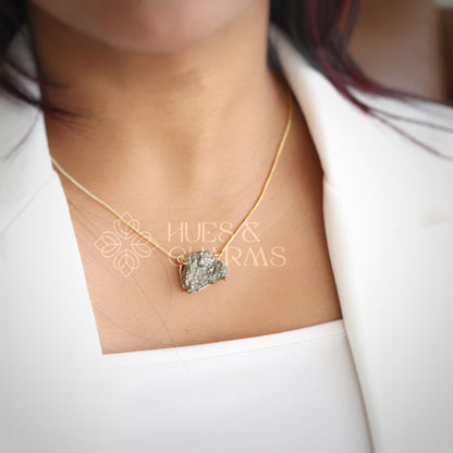 GOLDEN RAW PYRITE LUXE SET