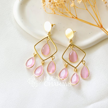 ROYAL GLOSSY RAINDROP SMALL EARRING