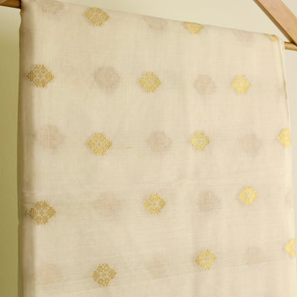 KERALA GOLDEN FLORAL DIAMOND BUTTA SAREE