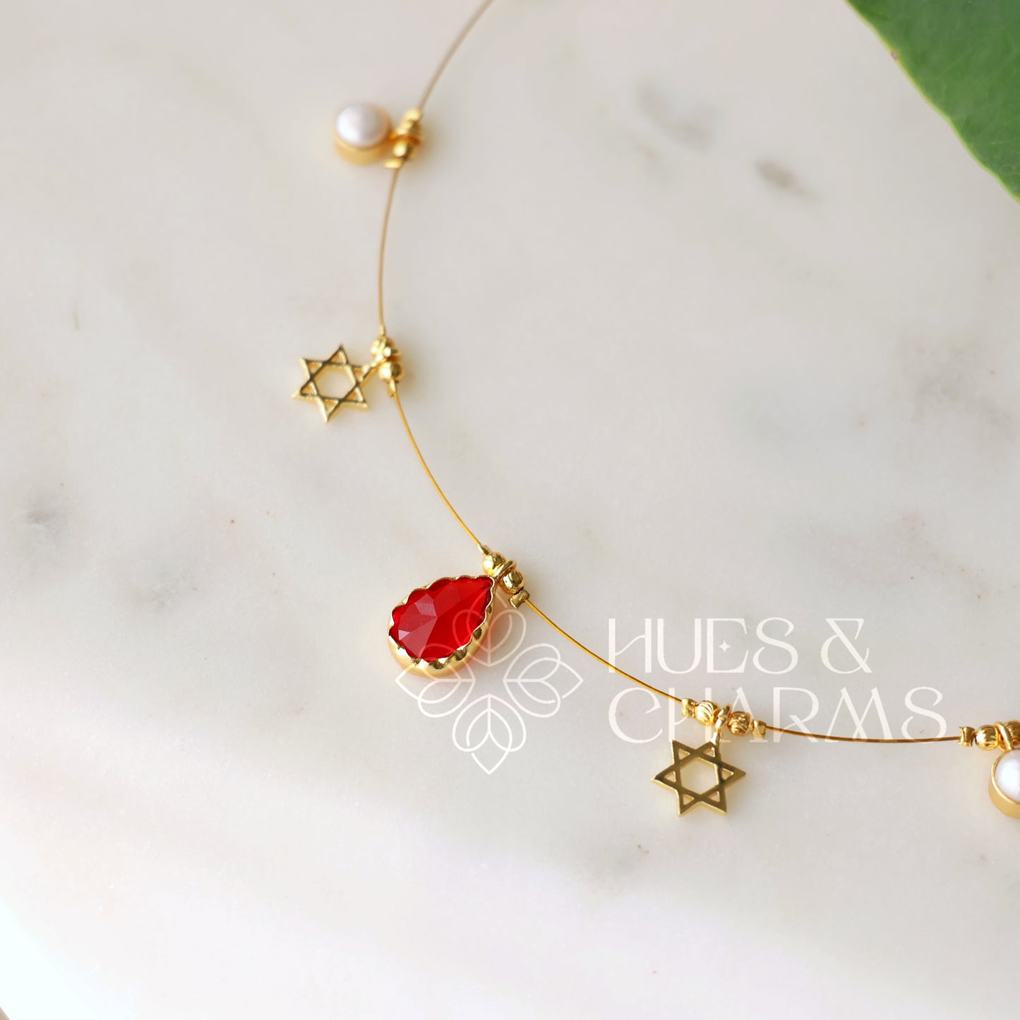 CHRISTMAS STAR WHISPER FLOATING NECKPIECE ( COLOURS AVAILABLE)