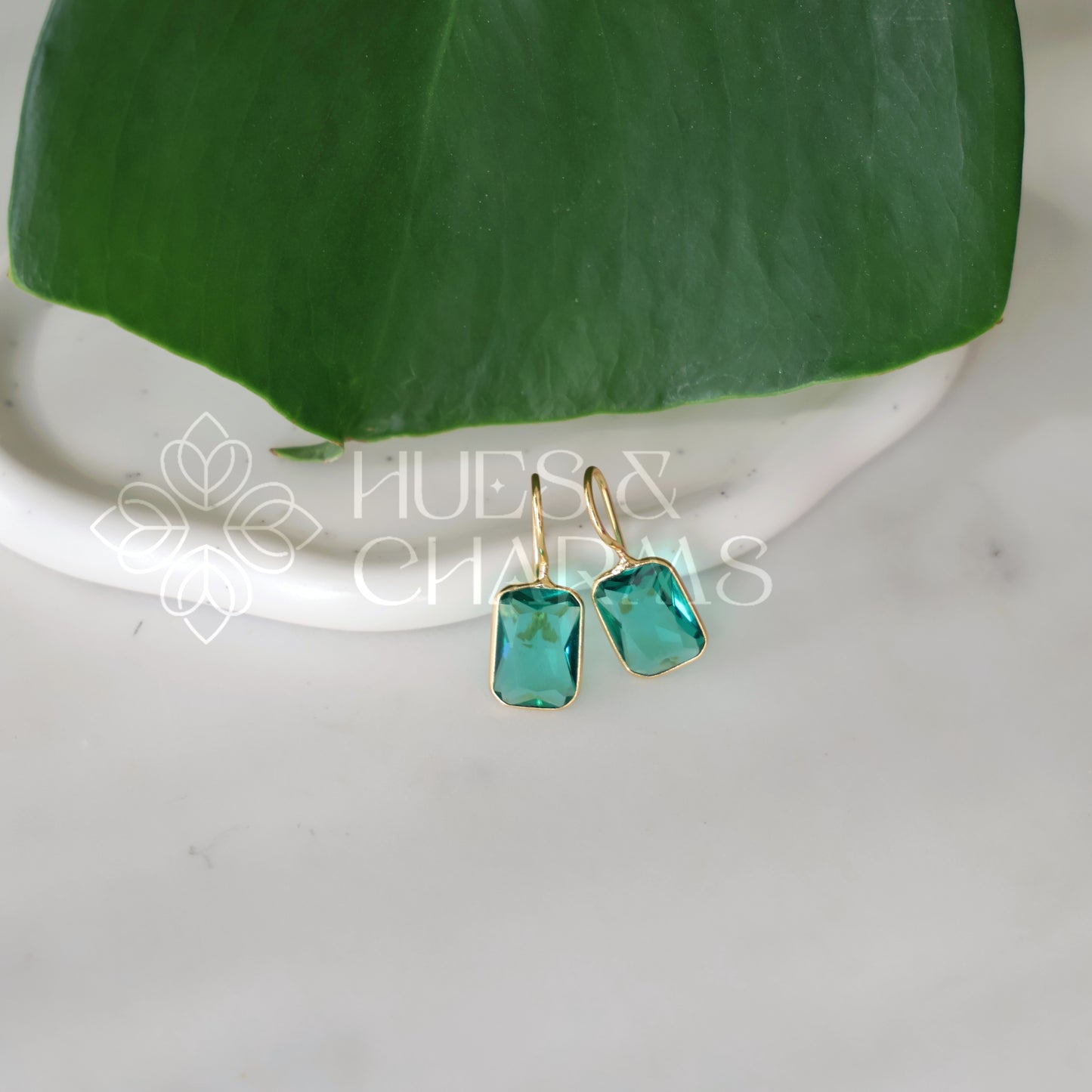 GLOSSY RECTANGLE DROPS (COLOURS AVAILABLE)