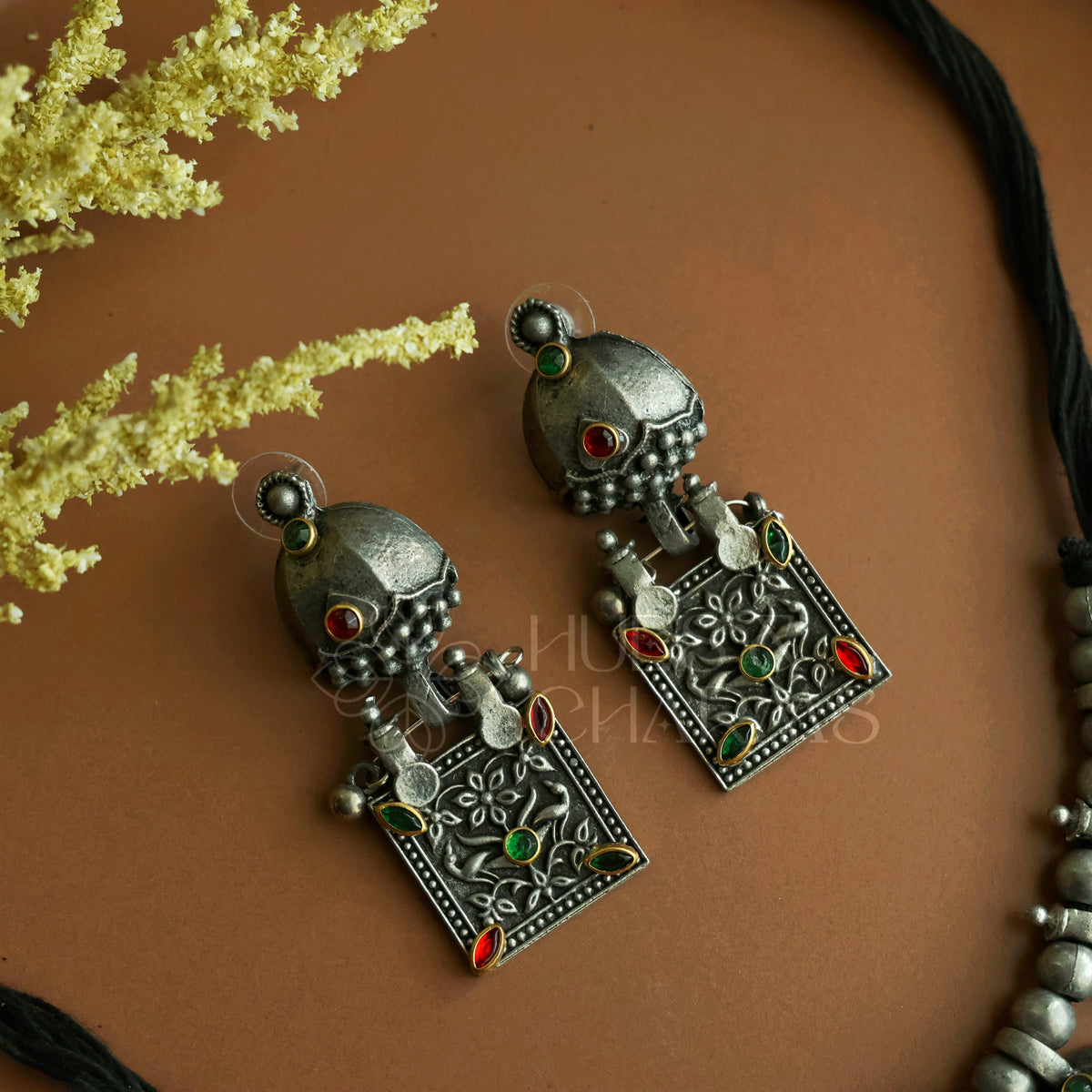 SAANVI OXIDISED NECKLACE SET