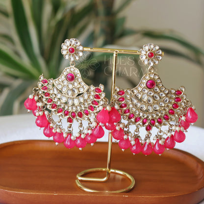 ELEGANT CLASSIC EARRINGS - PINK