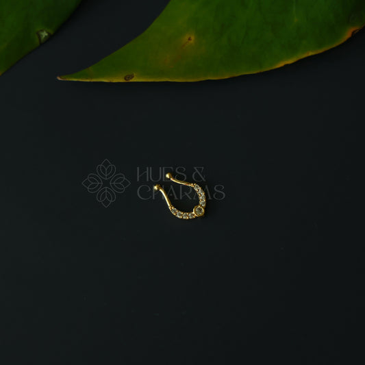 AD STONES SEPTUM NOSE RING- Model 7