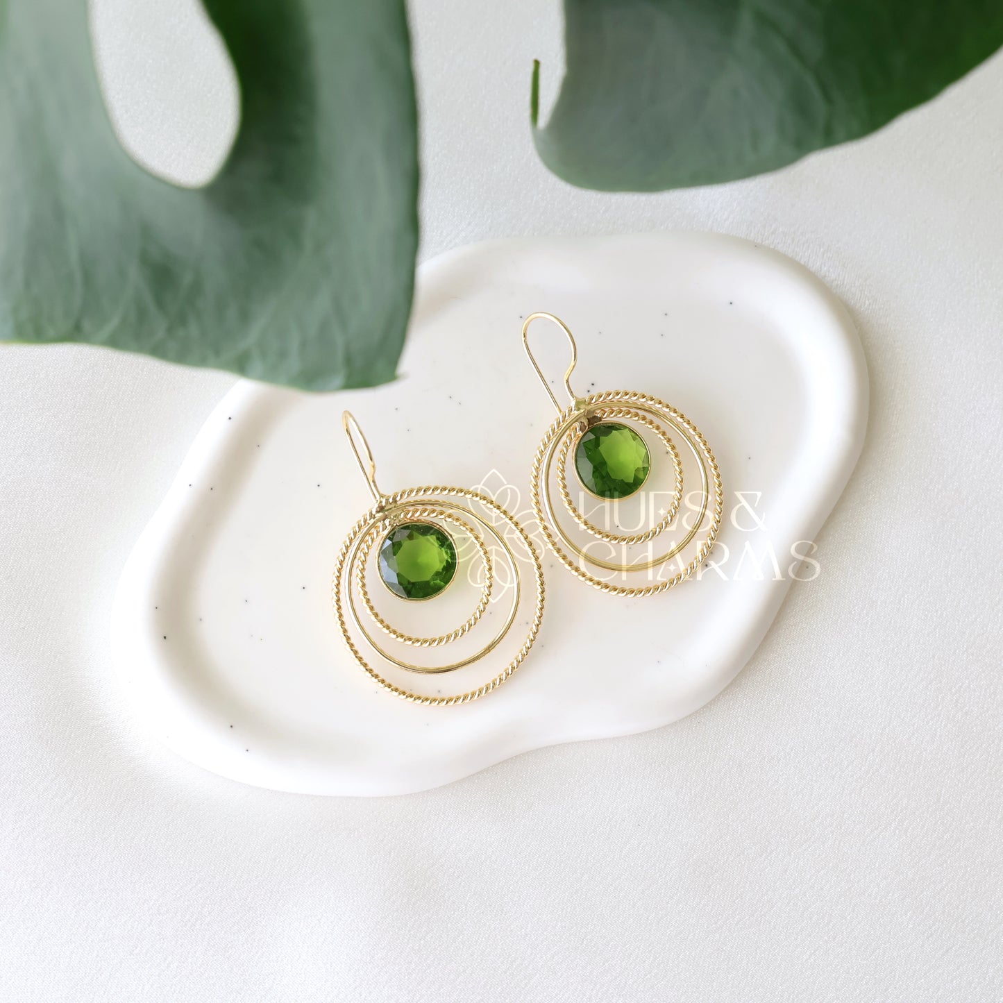GLOSSY DANGLER EARRINGS (COLOURS AVAILABLE)