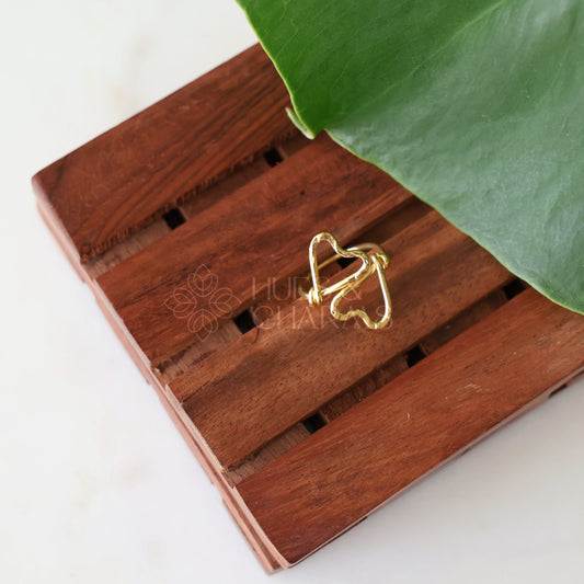 GOLDEN SWEETHEART ADJUSTABLE RING