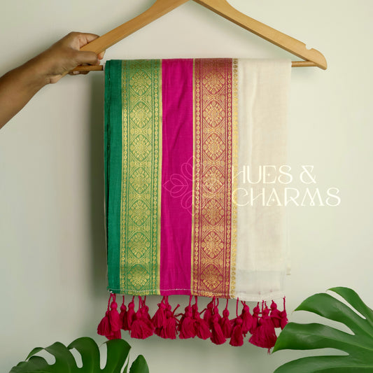 PURE MUL COTTON SAREE- VAIDEHI