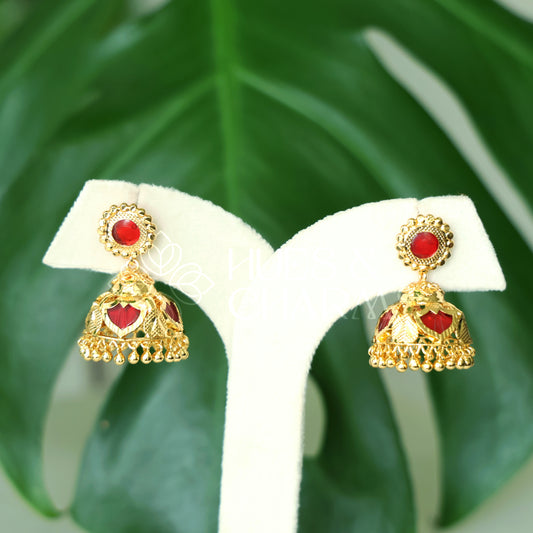 GOLDEN PALAKKA JHUMKAS (Colours available)