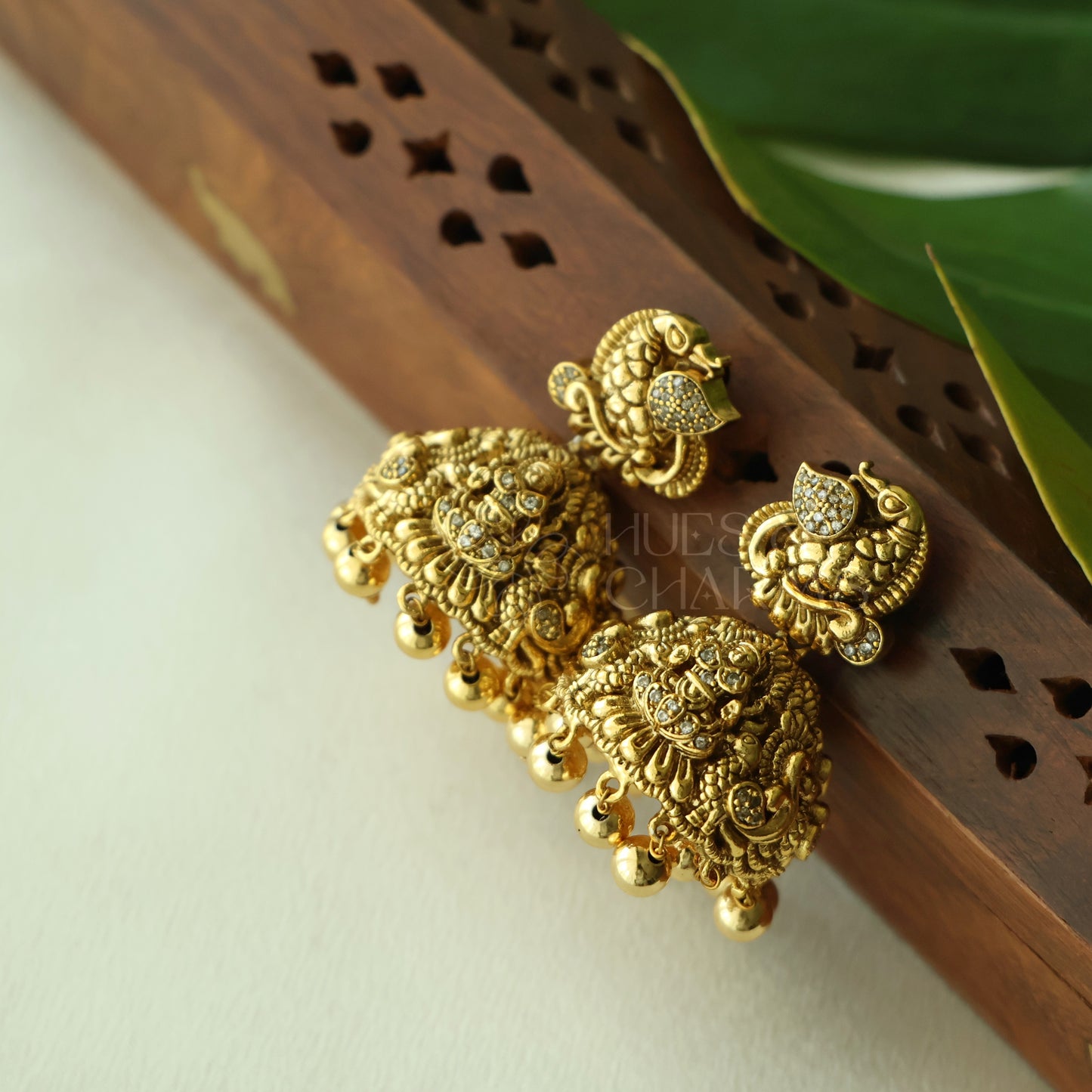 TRADITIONAL  SWARNAMAYURI LAKSHMI JHUMKA | PREMIUM JEWELLERY