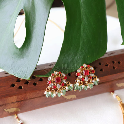 GOLDEN JASMINE ROYAL NECKLACE SET
